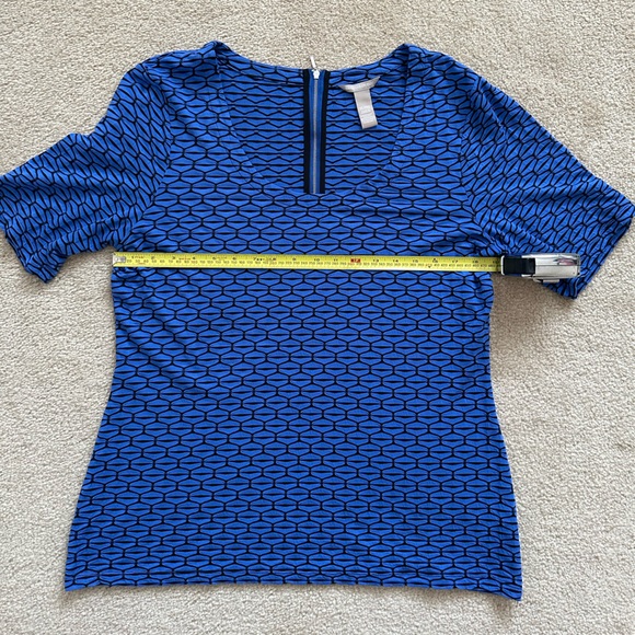 NWOT Banana Republic Geometric Print Top - size XL - Picture 6 of 7